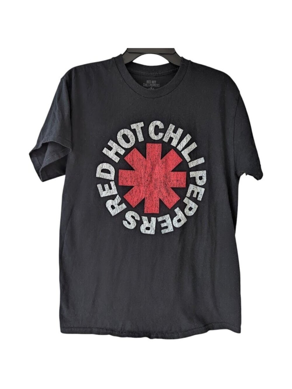 Red Hot Chili Peppers Mens Band T-shirt M Black Asterisk Logo RHCP 19x27 Grunge